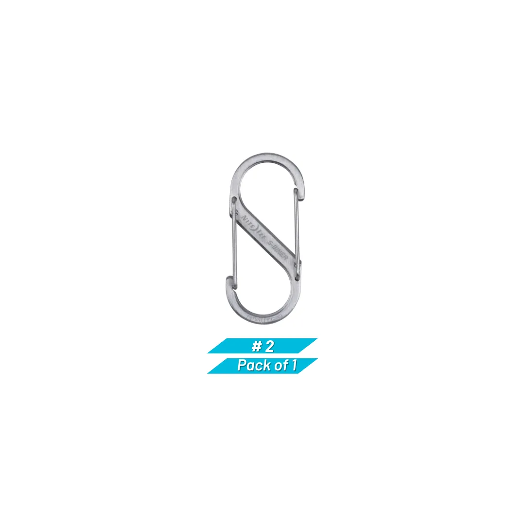 Nite Ize S-Biner Stainless Steel Dual Carabiner - Stainless