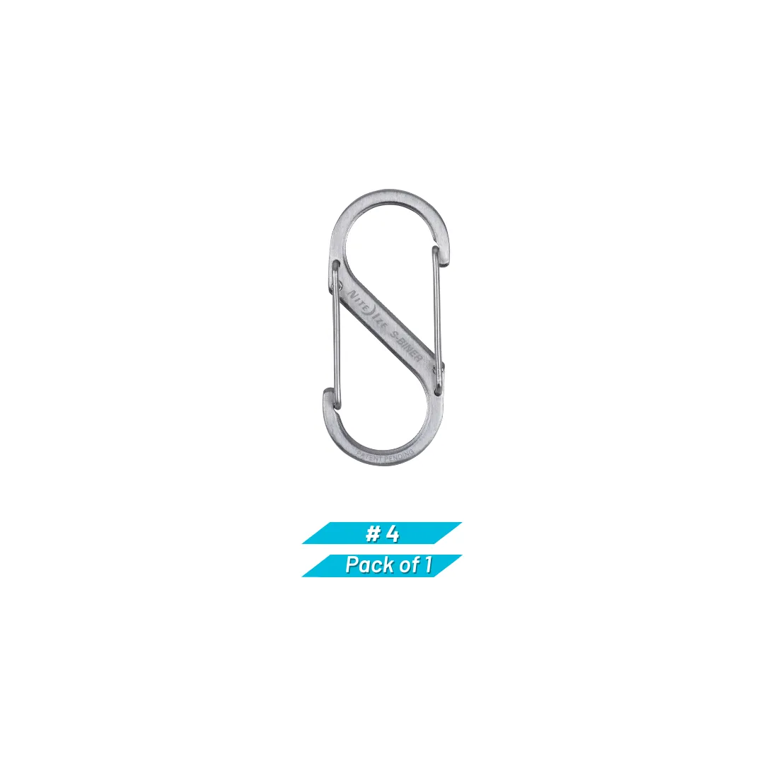 Nite Ize S-Biner Stainless Steel Dual Carabiner - Stainless
