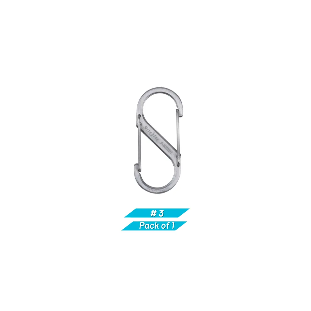 Nite Ize S-Biner Stainless Steel Dual Carabiner - Stainless