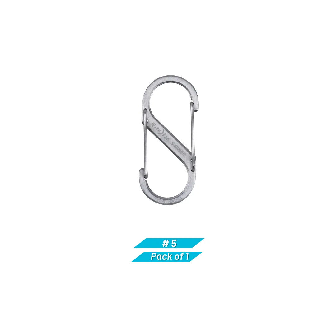 Nite Ize S-Biner Stainless Steel Dual Carabiner - Stainless