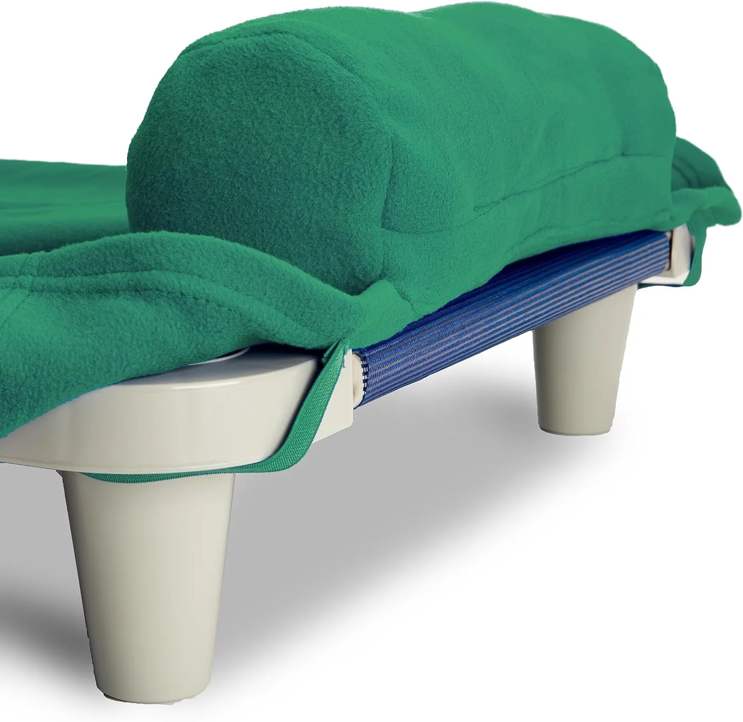 Northwest Rollee Pollee Nap Sac Roll-Up Toddler Blanket with Attached Pillow – Soft Fleece Preschool Nap Mat for Daycare or Travel – Machine Washable – Green