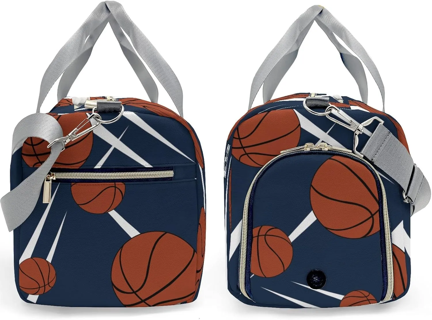 Number Sport Basketball Player Team Navy Personalized Kids Duffel Swim Bag for Boys,Customized Swim Duffle Bag for Boys Man Kids Gifts