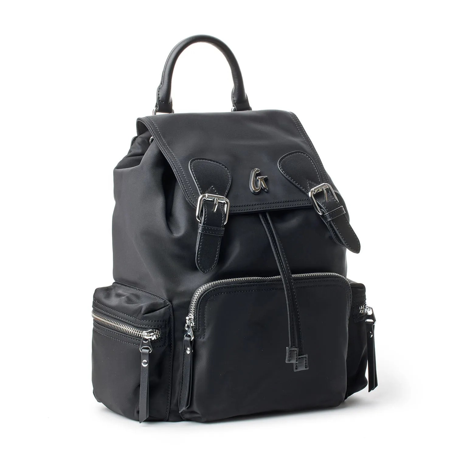 NYLON BACKPACK - BLACK
