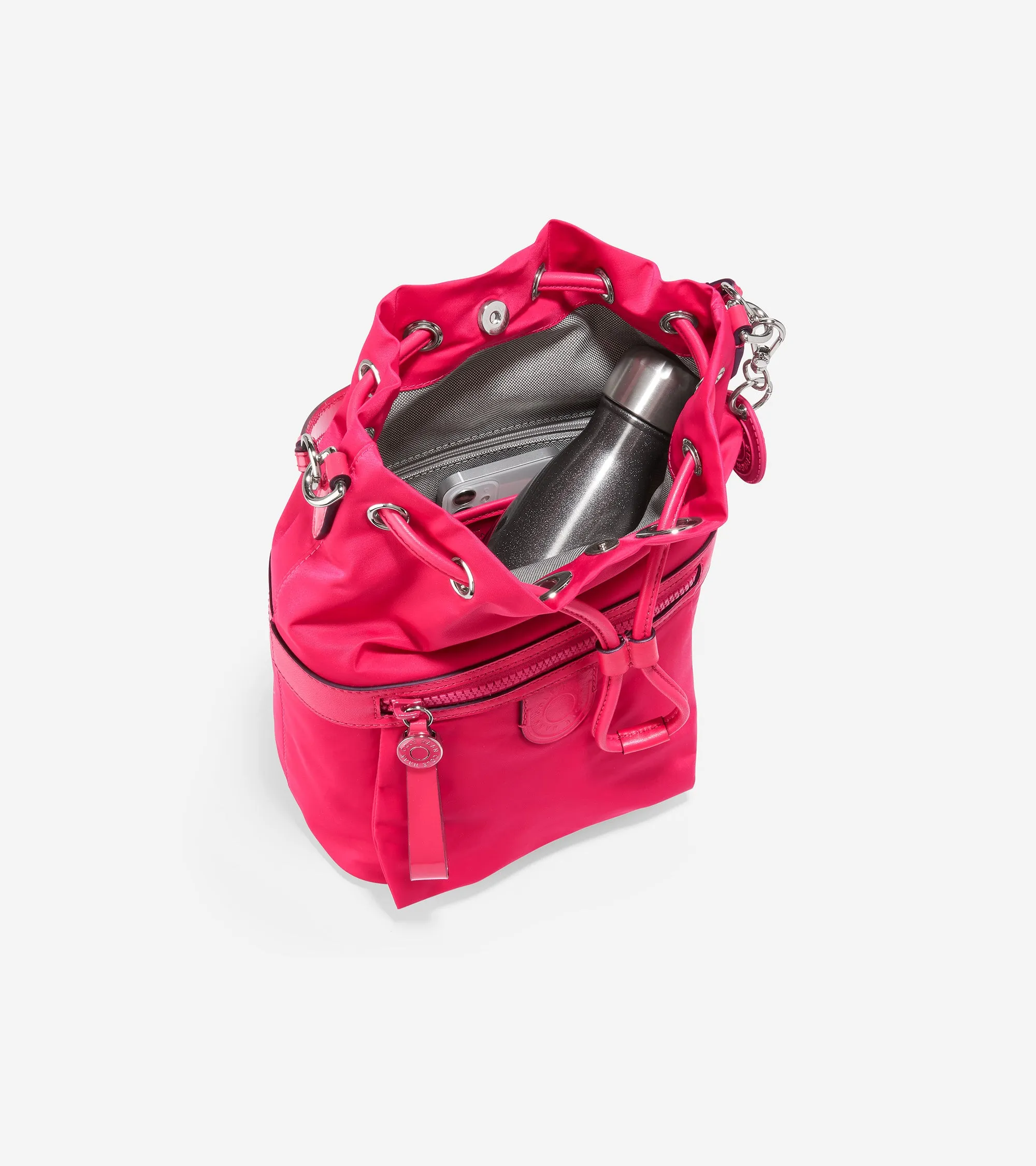 Nylon Drawstring Crossbody
