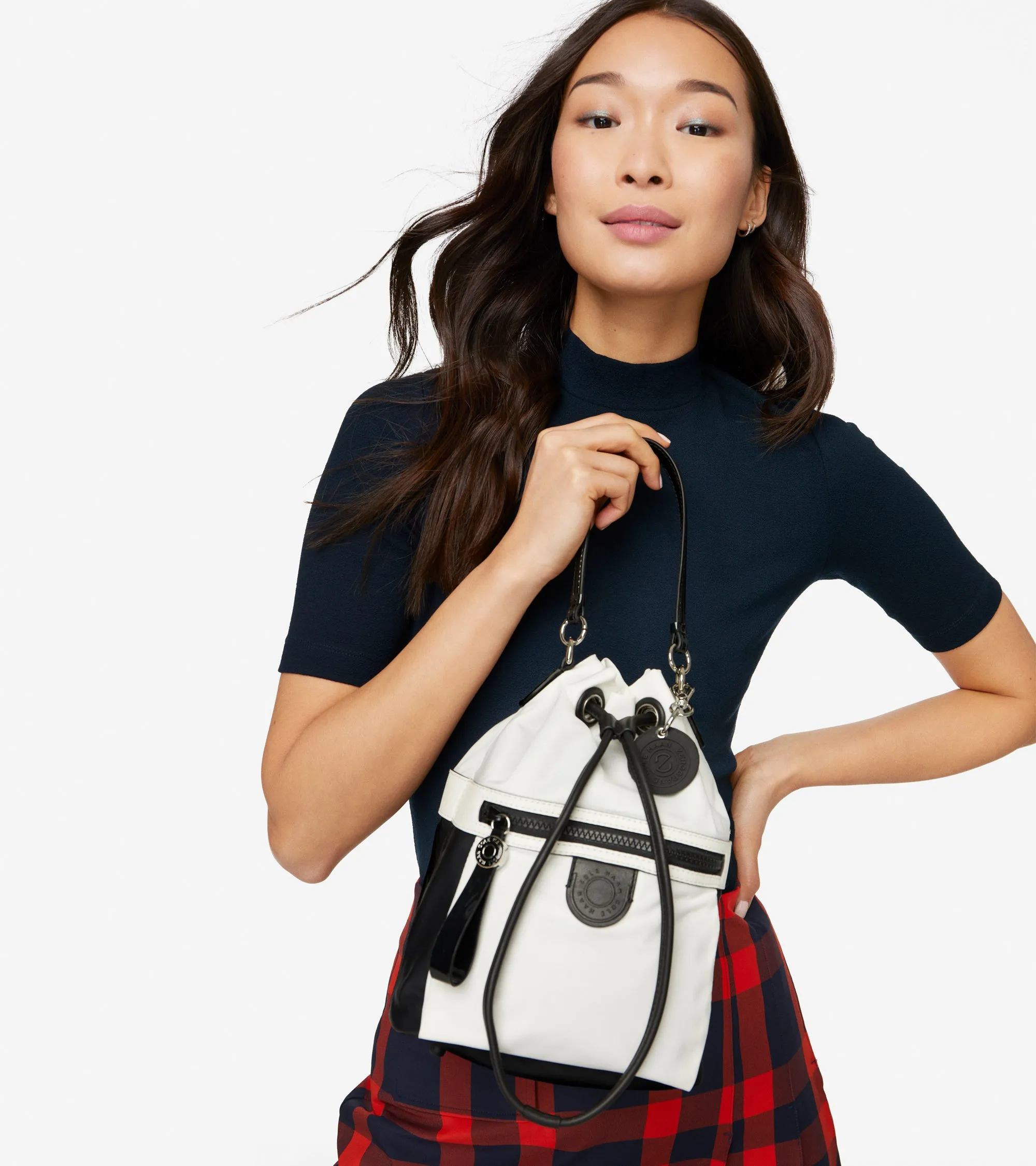Nylon Drawstring Crossbody