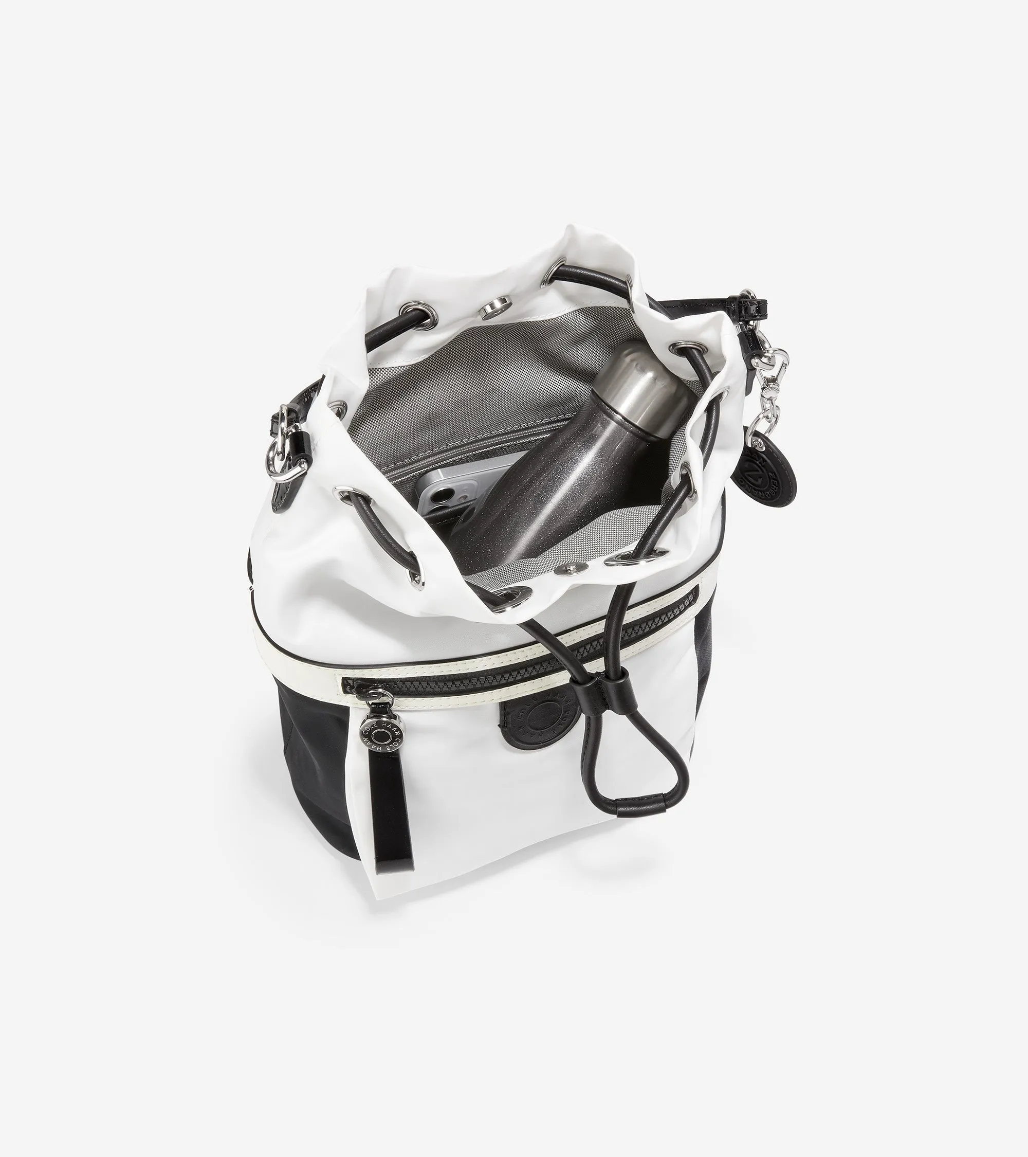 Nylon Drawstring Crossbody