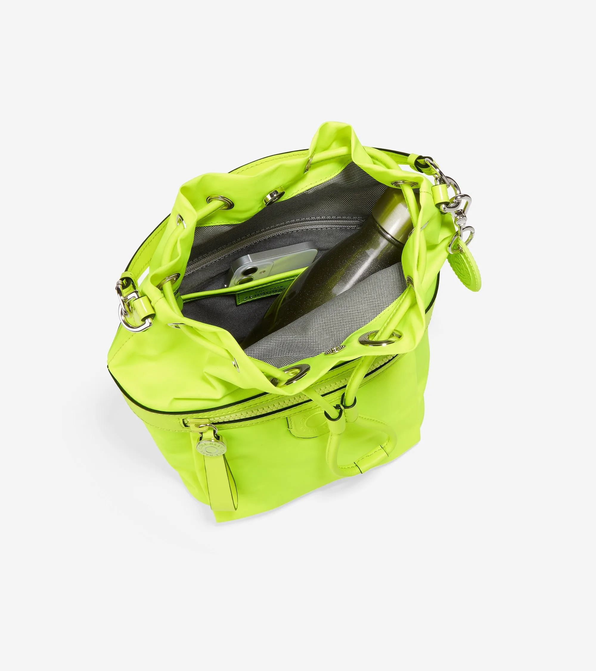 Nylon Drawstring Crossbody