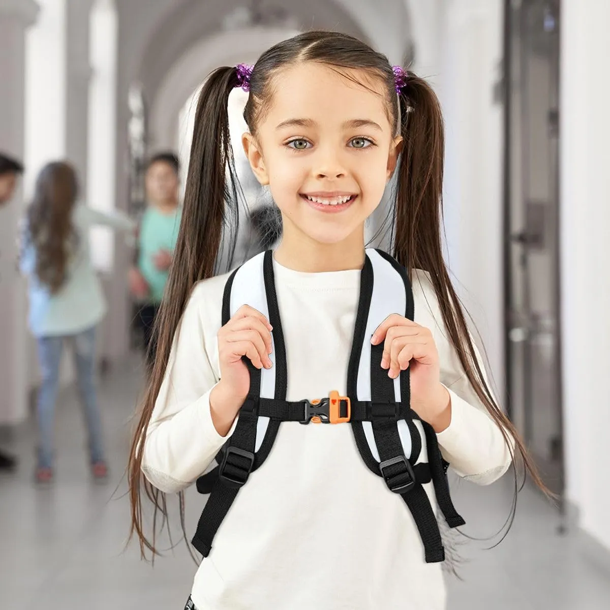 ODAWA Personalized Text Kid Backpack with Name Tag Custom Alice Blue Toddler Backpack Travel