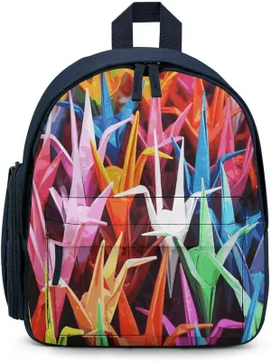 Origami Paper Cranes Travel Backpack Casual Bag Lightweight Hiking Backpacks for Business, Travelling, Hiking