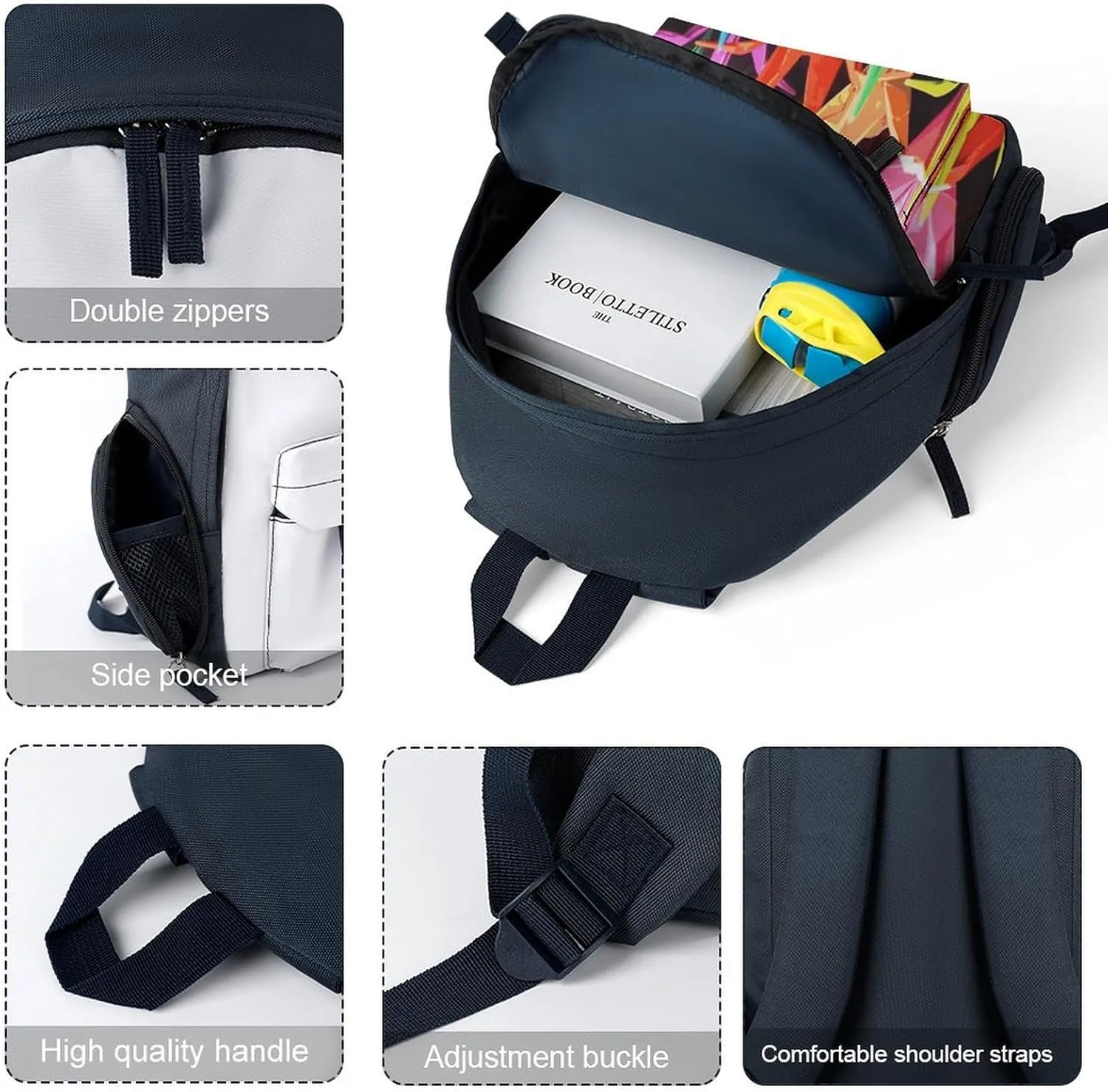 Origami Paper Cranes Travel Backpack Casual Bag Lightweight Hiking Backpacks for Business, Travelling, Hiking