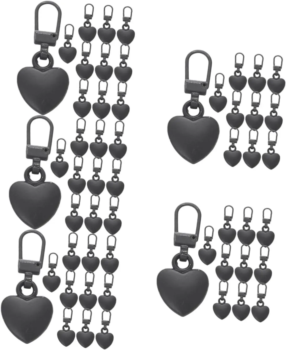 OSALADI 1set Practical Zipper Pullers for Easy Replacement Multifunctional Zipper Heads Compatible with Jackets Bags and Sportswear for DIY Projects and Travel 12pcs