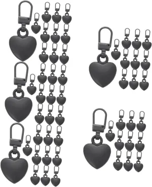OSALADI 1set Practical Zipper Pullers for Easy Replacement Multifunctional Zipper Heads Compatible with Jackets Bags and Sportswear for DIY Projects and Travel 12pcs