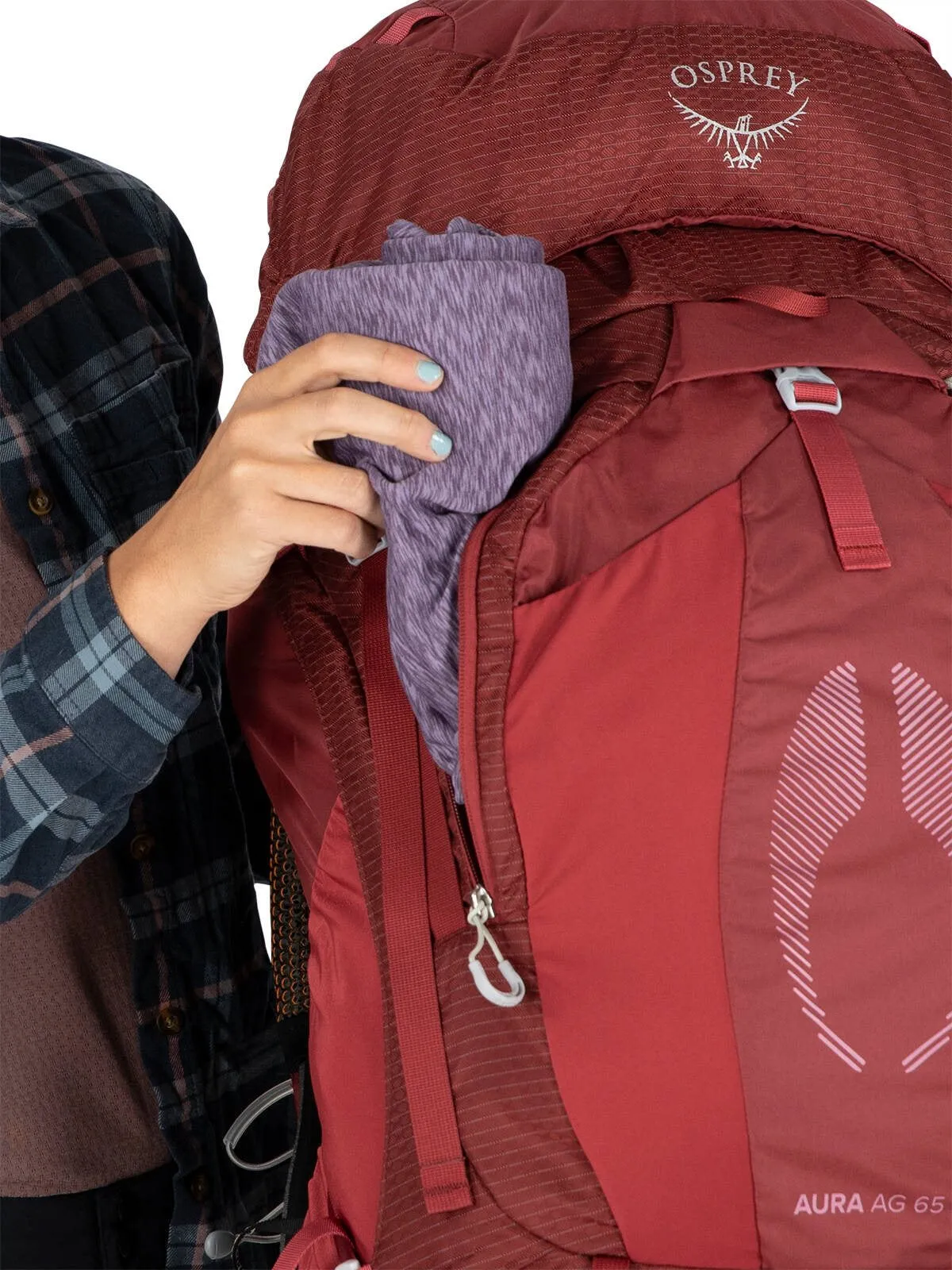 Osprey Aura AG - 65L - M/L - Enchantment Purple