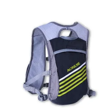 Outdoor Lightweight Sport Bag Trail Running Marathon Riding Hydration Backpack with 2 Optional 250ml Bottles