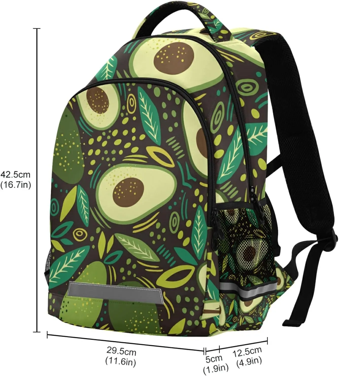 panksolu Avocado Backpacks Travel Laptop Backpack School Bookbag Daypack for Men Women Teens Kids…