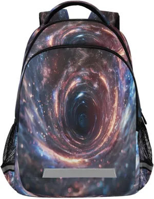 panksolu Stars and Nebulae Space Galaxy Backpacks Lightweight Laptop Backpack School Book Bag Travel Hiking Daypack for boys girl Kids
