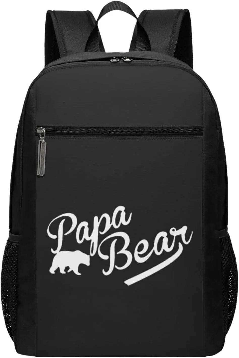 Papa Bear Travel Laptop Backpack, Business Anti Theft Slim Sturdy Laptops Backpacks, College Computer Bag Gift for Men & Women Fits 17 Inch Notebook,Black