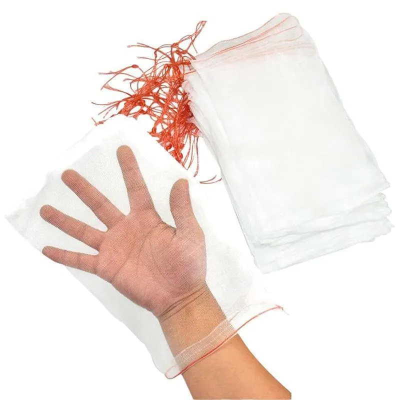PE Fruit Protection Bags 50-100 PCS 6 Sizes White