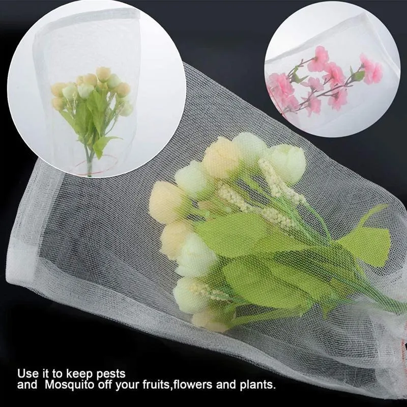 PE Fruit Protection Bags 50-100 PCS 6 Sizes White