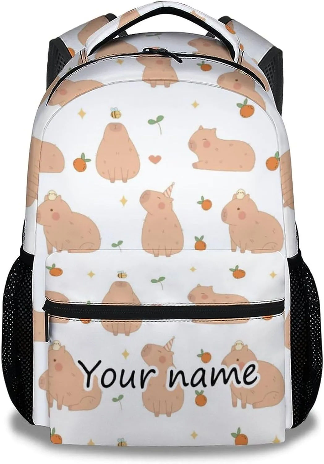 Personalized Backpacks for Girls, Boys - 16 Inch Cute Backpack for School - Cartoon, Large Capacity, Durable, Lightweight Bookbag for Kids, Travel