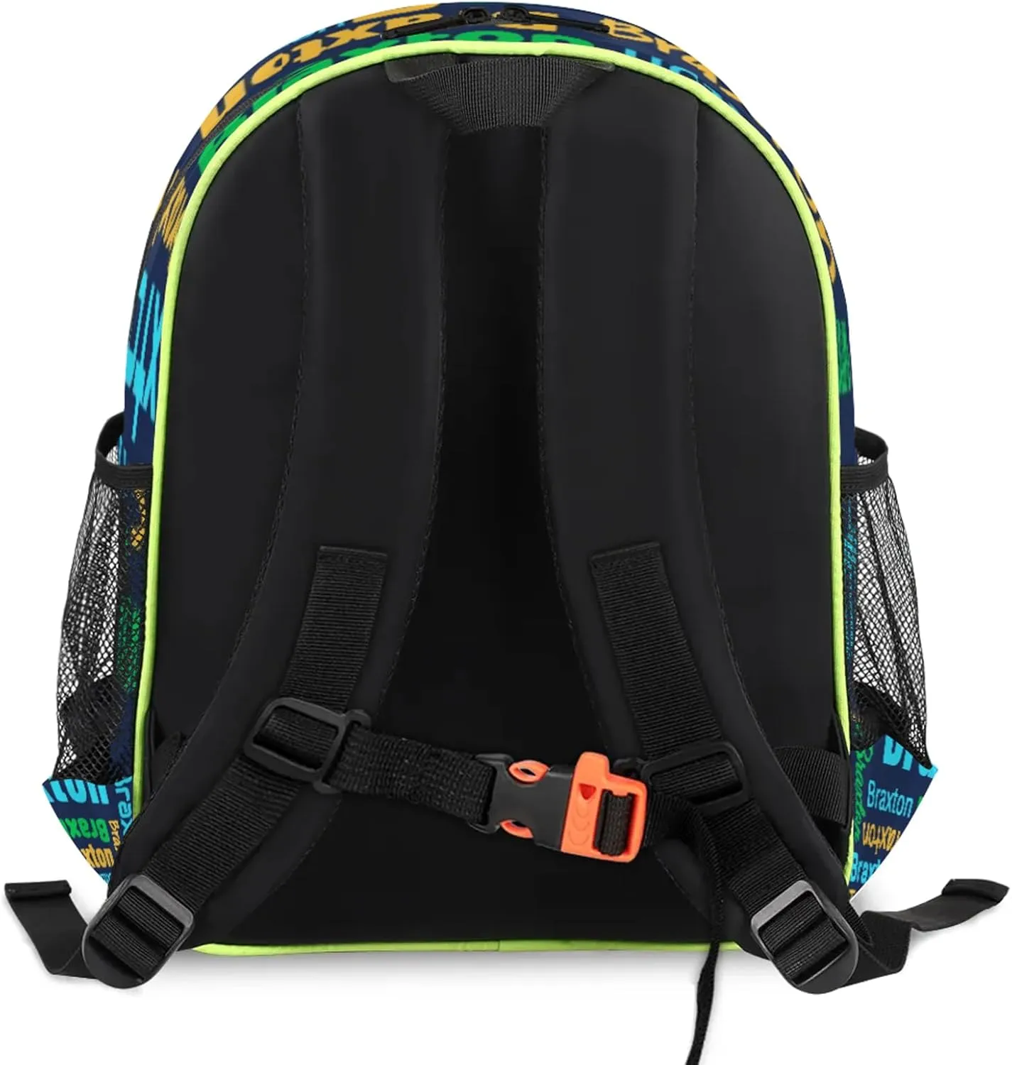 Personalized Backpacks with Name Customized Shoulder Bag Gifts for Women Men Waterproof Travel Casual Backpack 14.2in, Blue Green