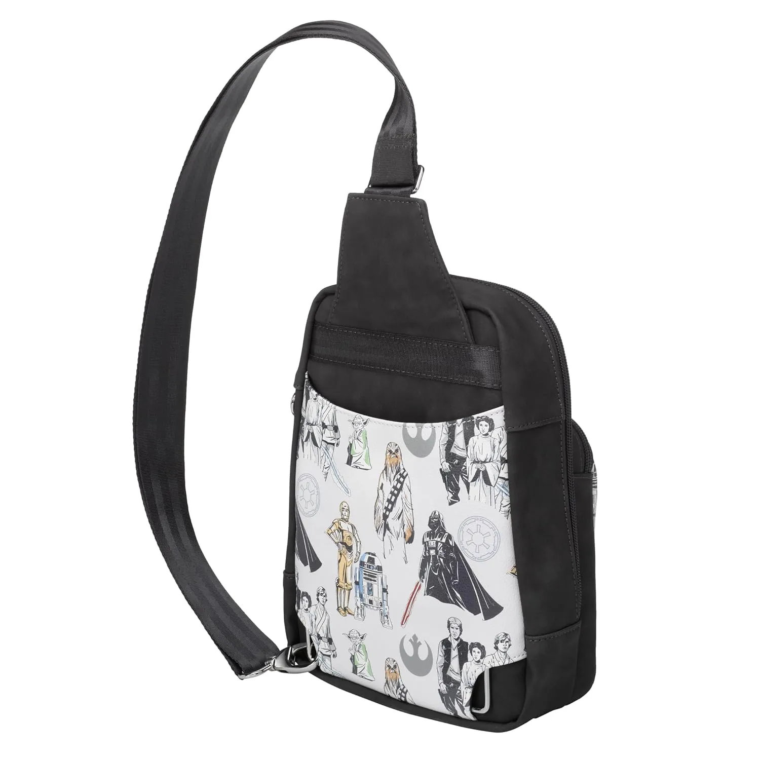 Petunia Pickle Bottom Criss-Cross Sling Bag - Sling Bag for Women and Men - Adjustable Straps to Custom-Fit - Disney - The Star Wars Collection