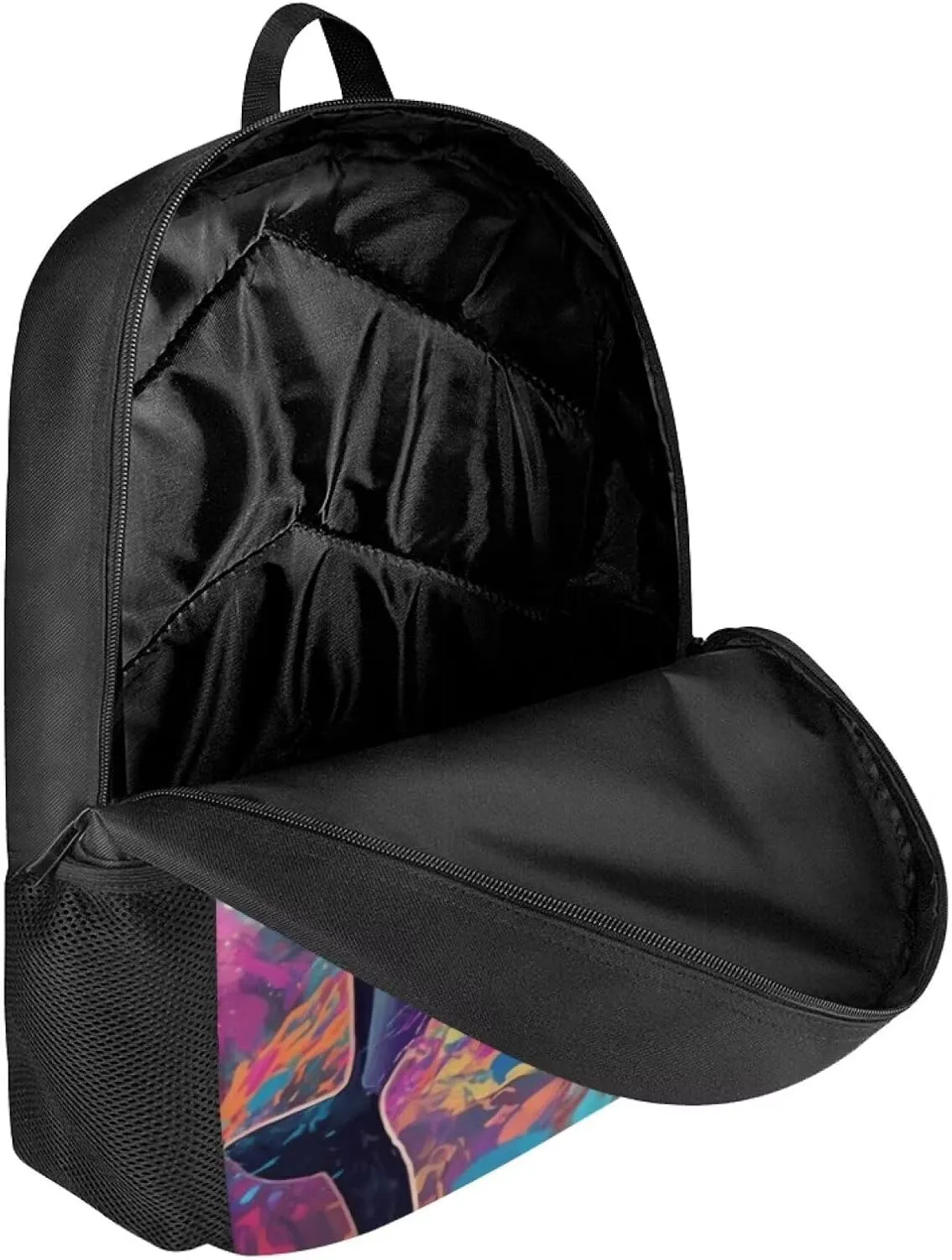 PinUp Angel Colorful Sky Orca School Bag For Kids Backpack Cool Magical Animal Bag For Children Boys and Girls Bookbag