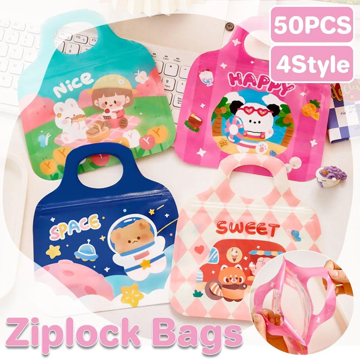 Plastic Candy Bags 50PCS
