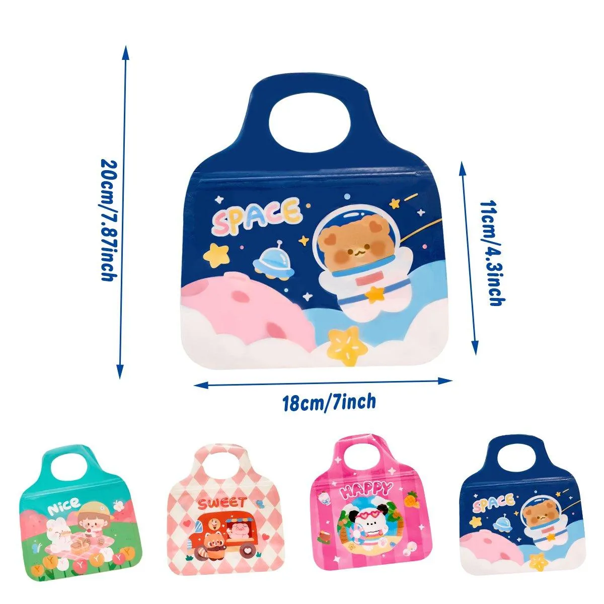 Plastic Candy Bags 50PCS
