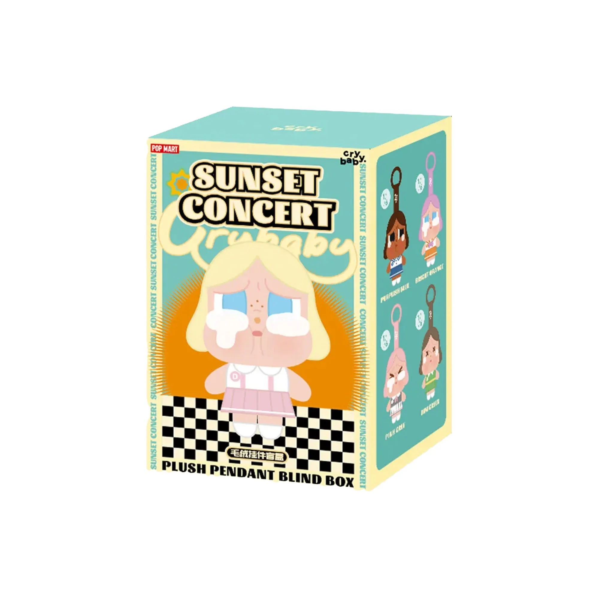 POP MART Crybaby Sunset Concert Series Plush Pendant (6 Blind Boxes)