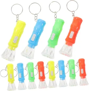 POPETPOP 100pcs Flashlight Keychain Portable Key Ring Light for Hiking Camping Emergency Use Lightweight and Convenient Torch