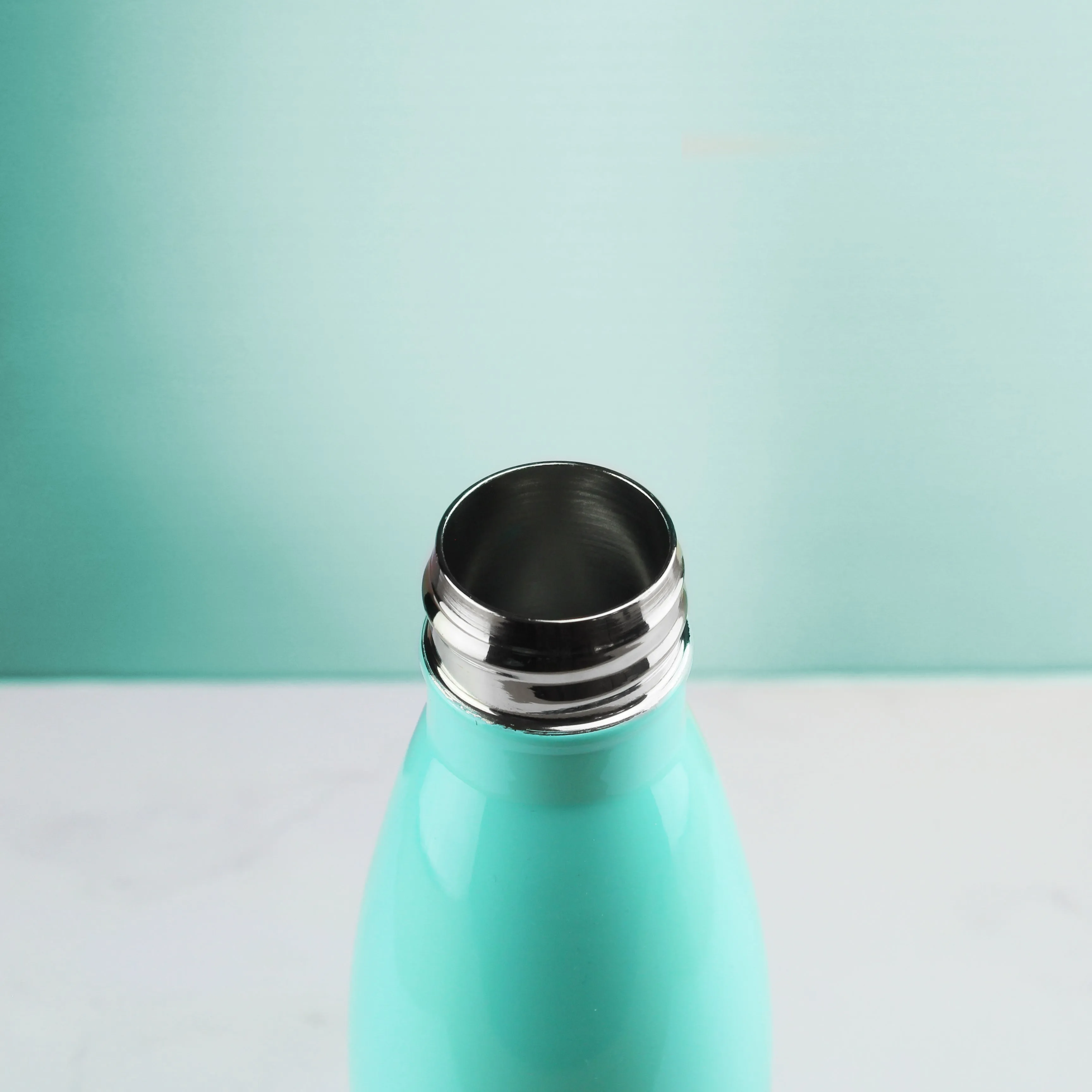 Printed Blue Gradient Thermal Bottle, Any Message, Stainless Steel 500ml/17oz