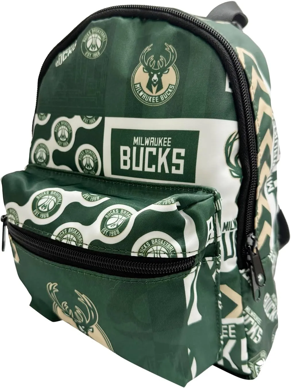 Pro Specialties Group Milwaukee Bucks Mini Backpack adult bag, perfect for women. Ideal small backpack Waterproof, and trendy