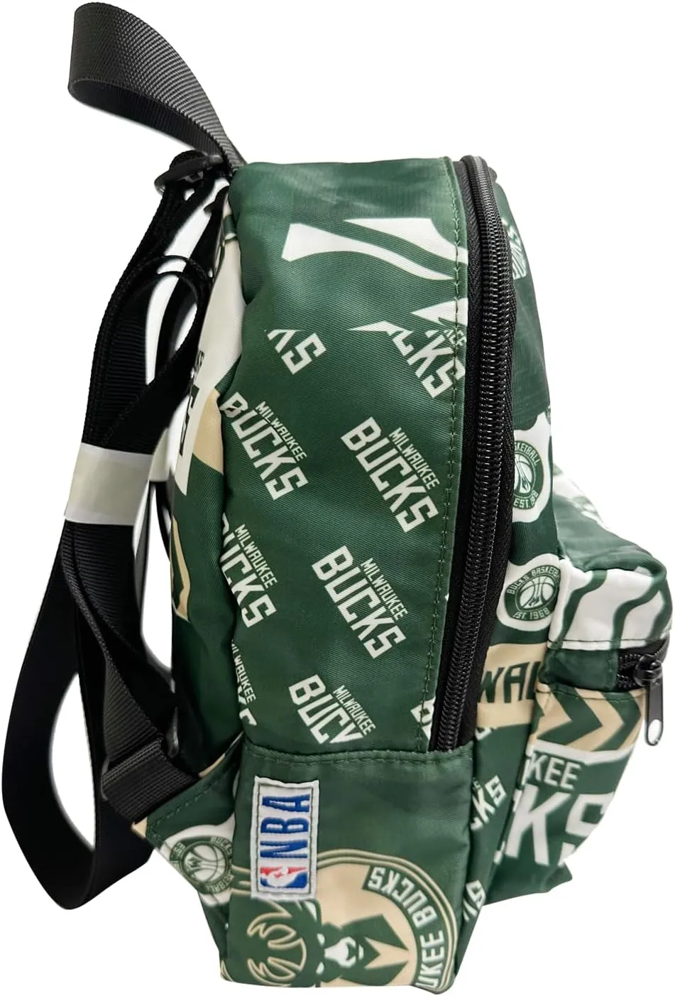 Pro Specialties Group Milwaukee Bucks Mini Backpack adult bag, perfect for women. Ideal small backpack Waterproof, and trendy