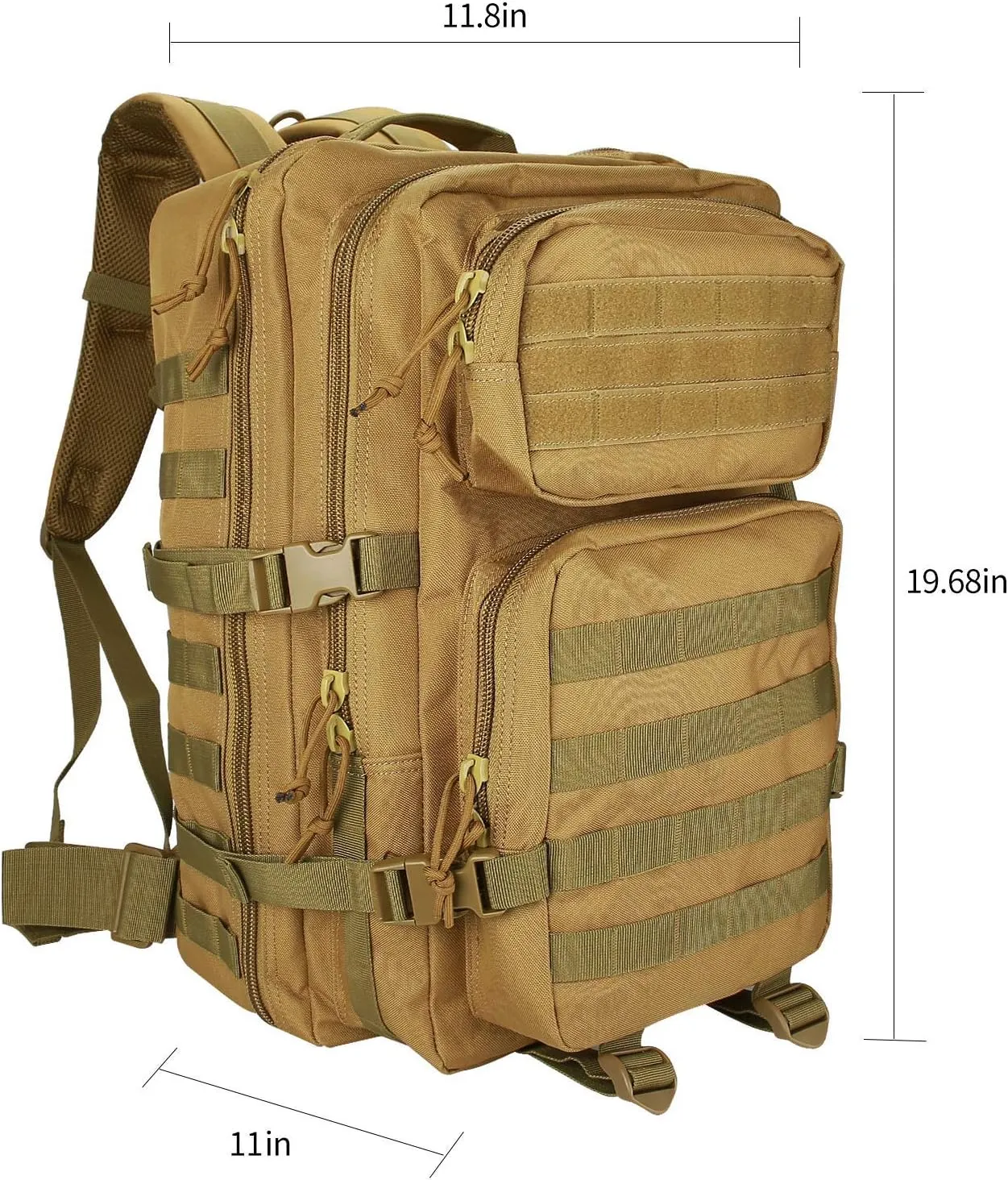 ProCase Tactical Backpack Bag 40L Large 3 Day Military Army Outdoor Assault Pack Rucksacks Carry Bag Backpacks