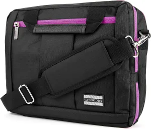 Purple 10 to 12 inch Convertible Laptop Bag for Galaxy Tab S8  Plus, A8, S8, S7 FE, S7 , S7 A7