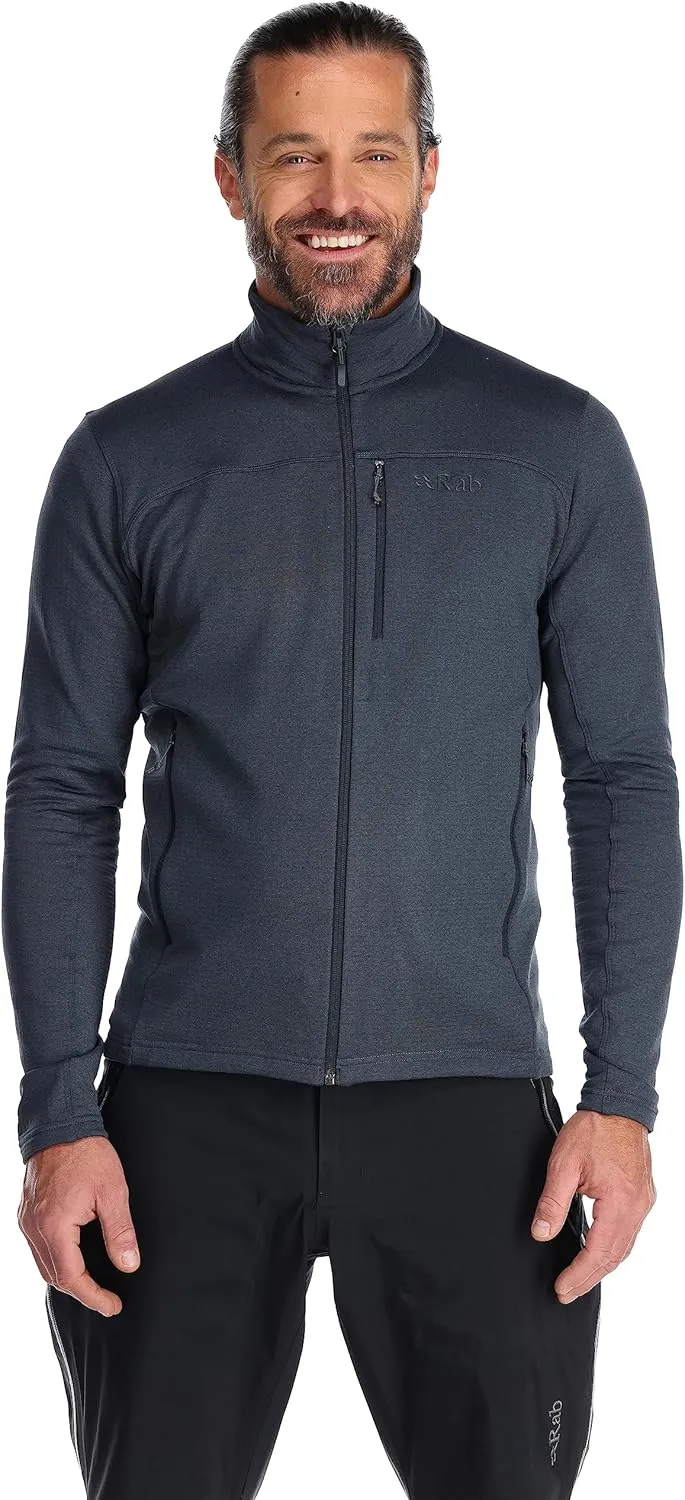 Rab Men’s Graviton Jacket Full-Zip Fleece for Hiking, Mountaineering, & Casual Wear