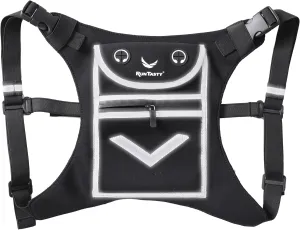 Running Mini Backpack Vest for Men & Women - Hi-viz gear, Holds Valuables, any Phone - Ideal for Fitness, Walking, Cycling!