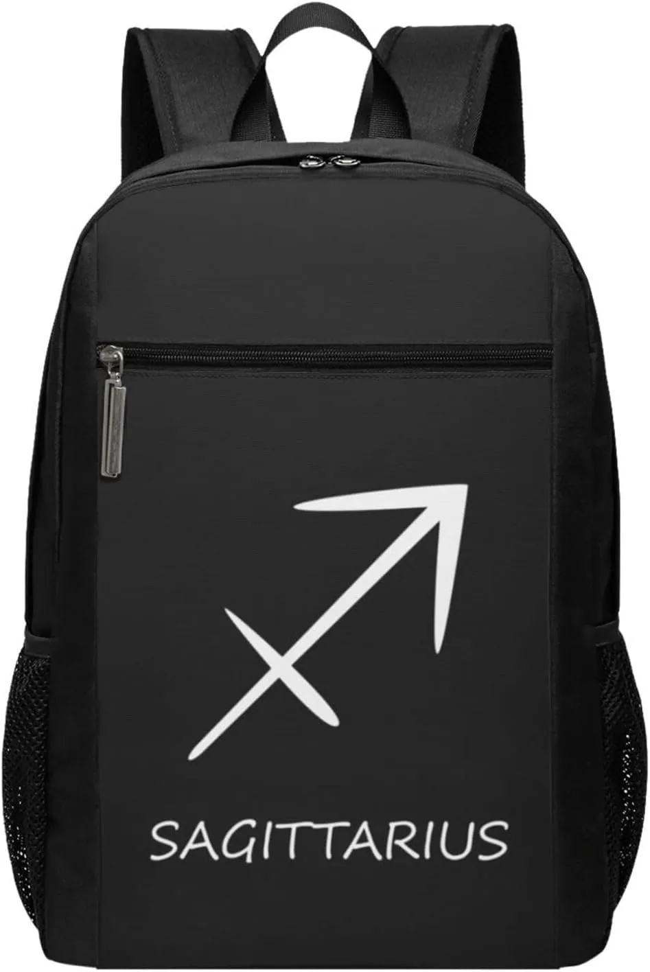 Sagittarius Sign Travel Laptop Backpack, Business Anti Theft Slim Sturdy Laptops Backpacks, College Computer Bag Gift for Men & Women Fits 17 Inch Notebook,Black