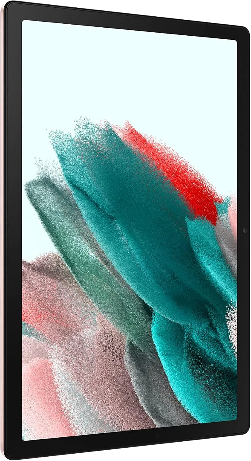SAMSUNG Galaxy Tab A8 10.5” 32GB Android Tablet, LCD Screen, Kids Content, Smart Switch, Expandable Memory, Long Lasting Battery, Fast Charging, US Version, 2022, Pink Gold