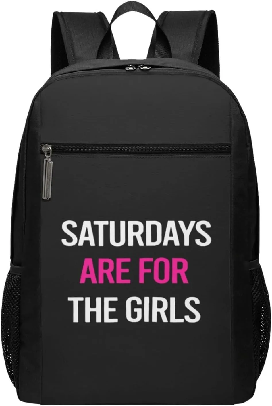 Saturdays are for the Travel Laptop Backpack, Business Anti Theft Slim Sturdy Laptops Backpacks, College Computer Bag Gift for Men & Women Fits 17 Inch Notebook,Black