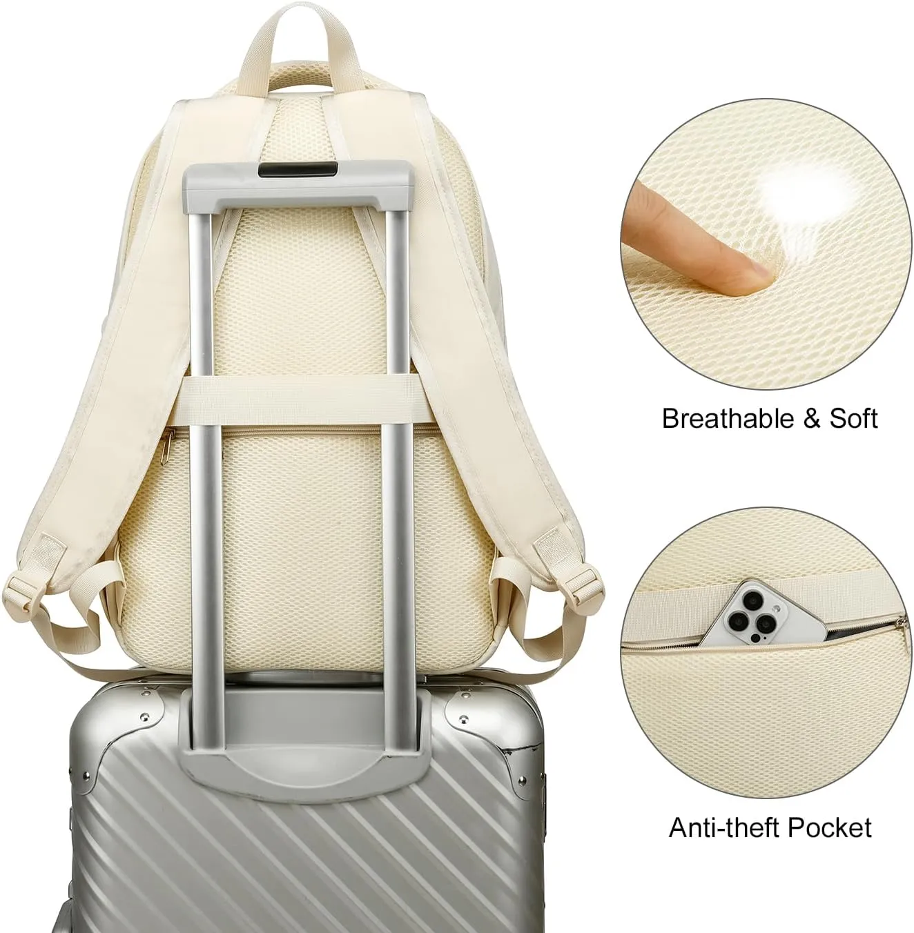 School Backpack for Women Girls,Laptop Backpack for College Secondary School Bags Bookbag