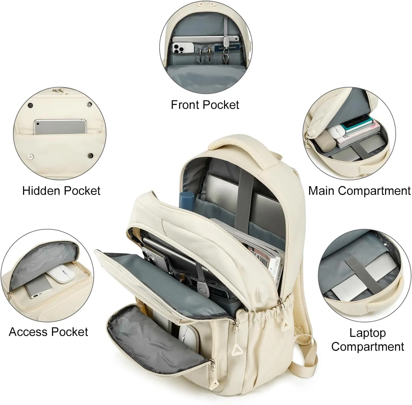 School Backpack for Women Girls,Laptop Backpack for College Secondary School Bags Bookbag