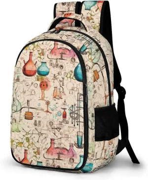 Science Chemical Knowledge Backpack Cute Laptop Backpack Lightweight Travel Bag Casual Daypack for Women Men