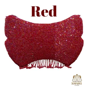 Shahi Clutches - Handcrafted Twilight Bow Clutch for Women, Pakistani Handmade Product