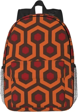 Shining Overlook Print Adult Lightweight 15in Backpack Travel Hiking Essentials Laptop Bag Day Backpacks