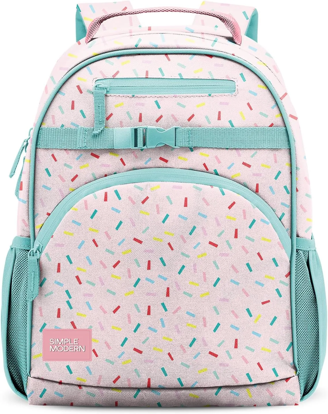 Simple Modern Large Kids Backpack for School Girls and Boys | Elementary Backpack for Teen | Fletcher Collection | Kids - 16" tall | Confetti