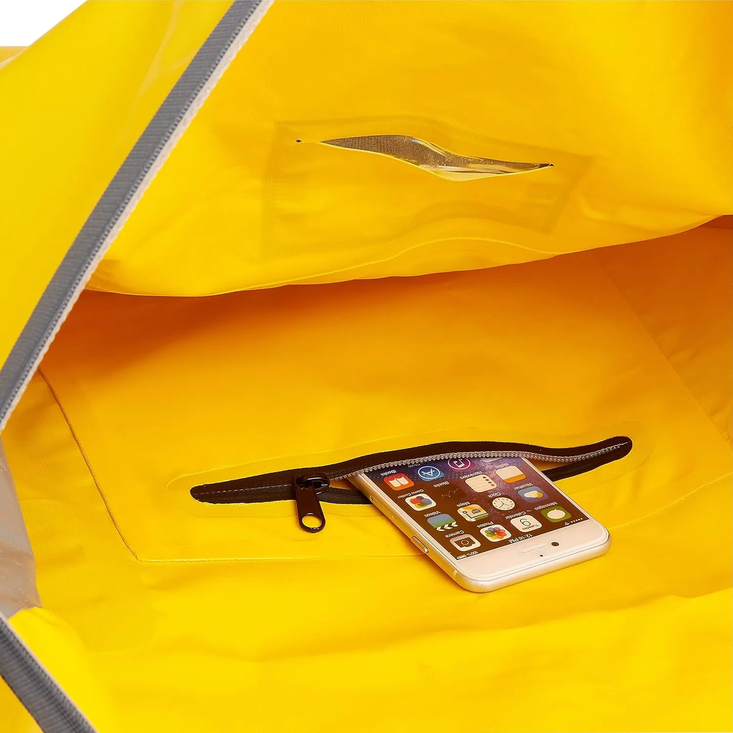Skog Å Kust Duffelsak Heavy Duty Waterproof Duffel - Gear Bag for Sports, Travel, & More - 60L Yellow