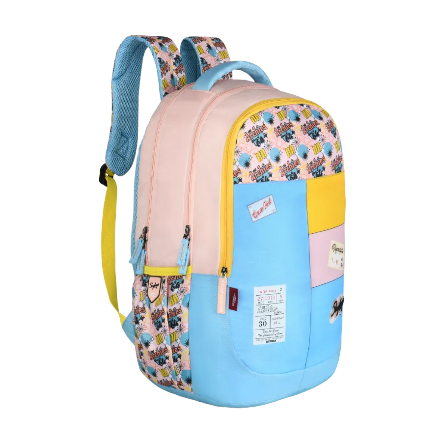 Skybags Archies School Backpack 01 (E) Light Blue