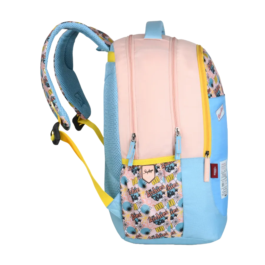Skybags Archies School Backpack 01 (E) Light Blue